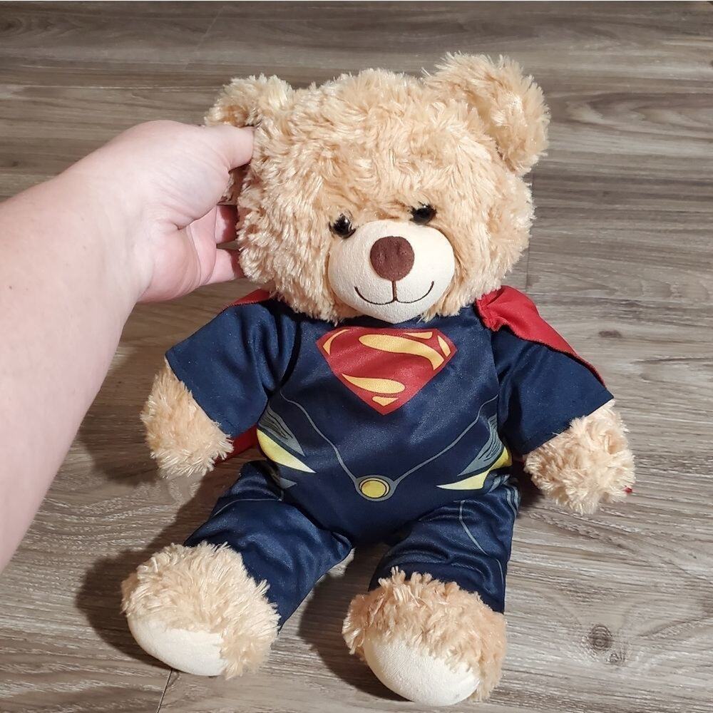 Build a Bear Superman With a red bearโ cape